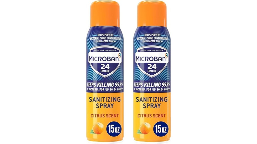 disinfectant spray citrus scent