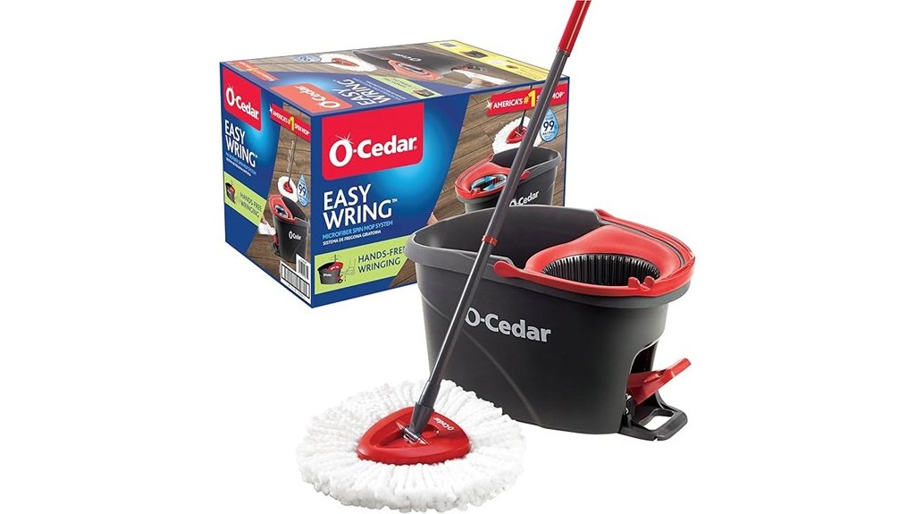 efficient microfiber spin mop