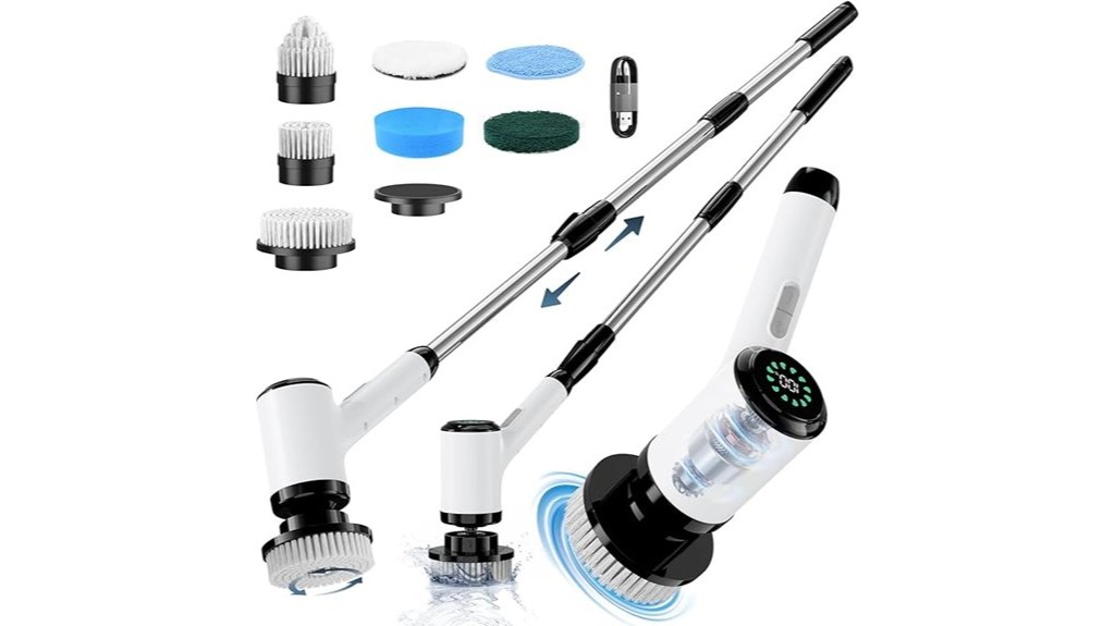 electric scrub brush set