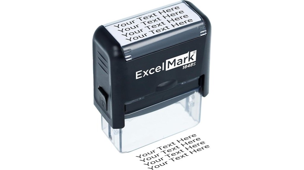 excelmark custom rubber stamp