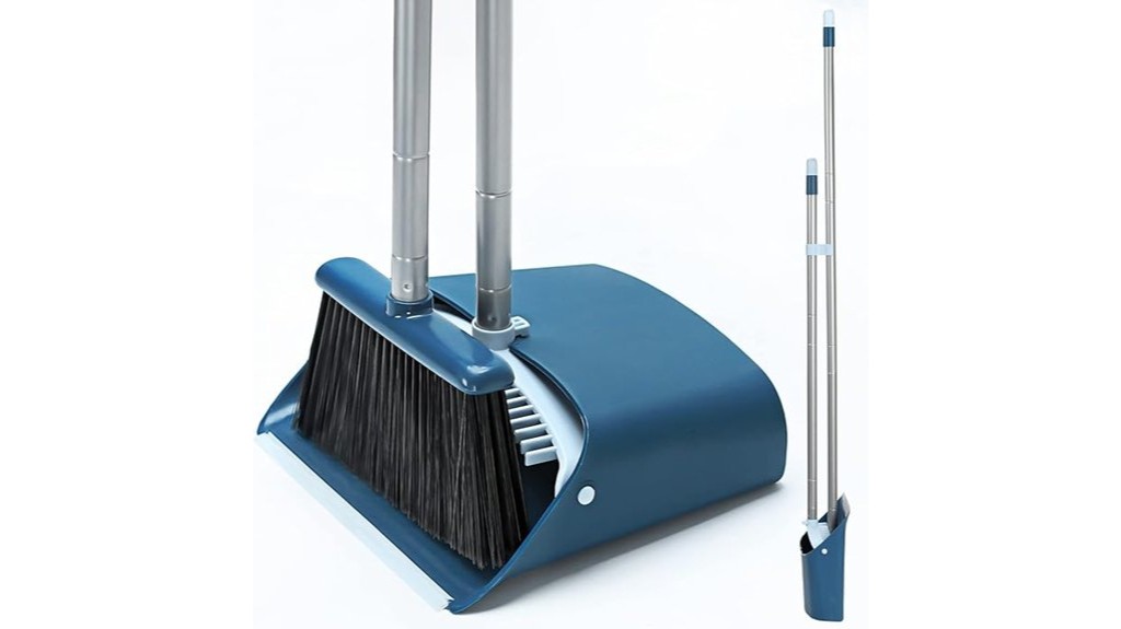 extendable dustpan and broom