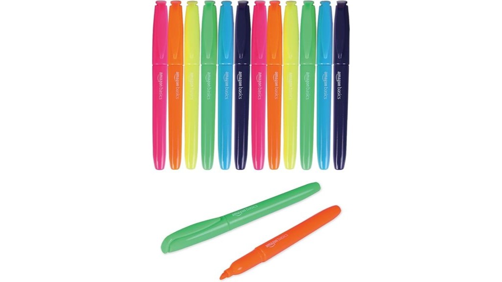 fluorescent chisel highlighters