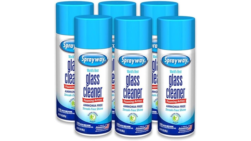 foam aerosol glass cleaner