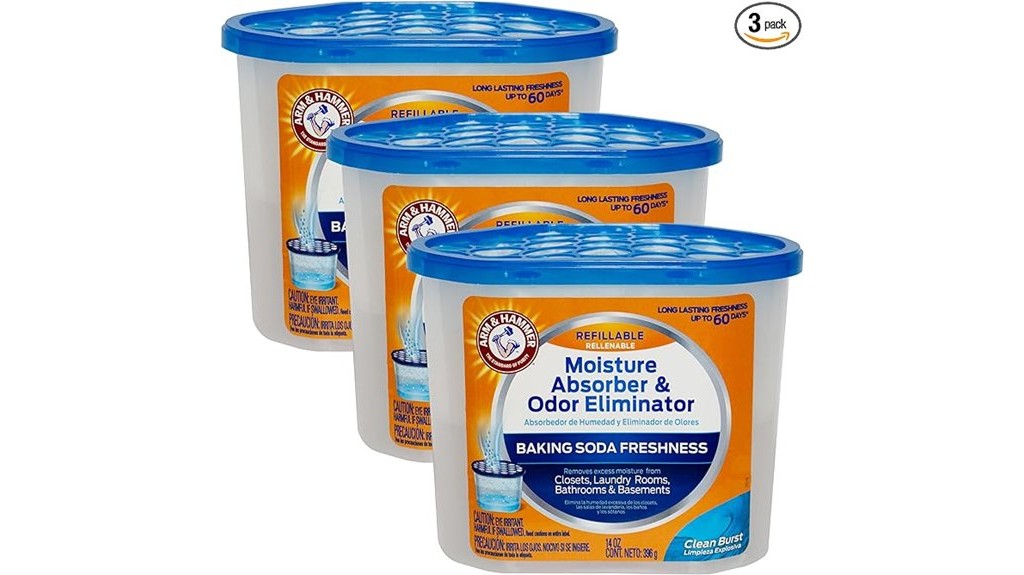 fragrance free moisture absorber three pack