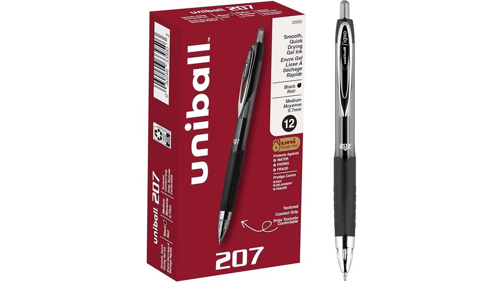 gel pens medium black