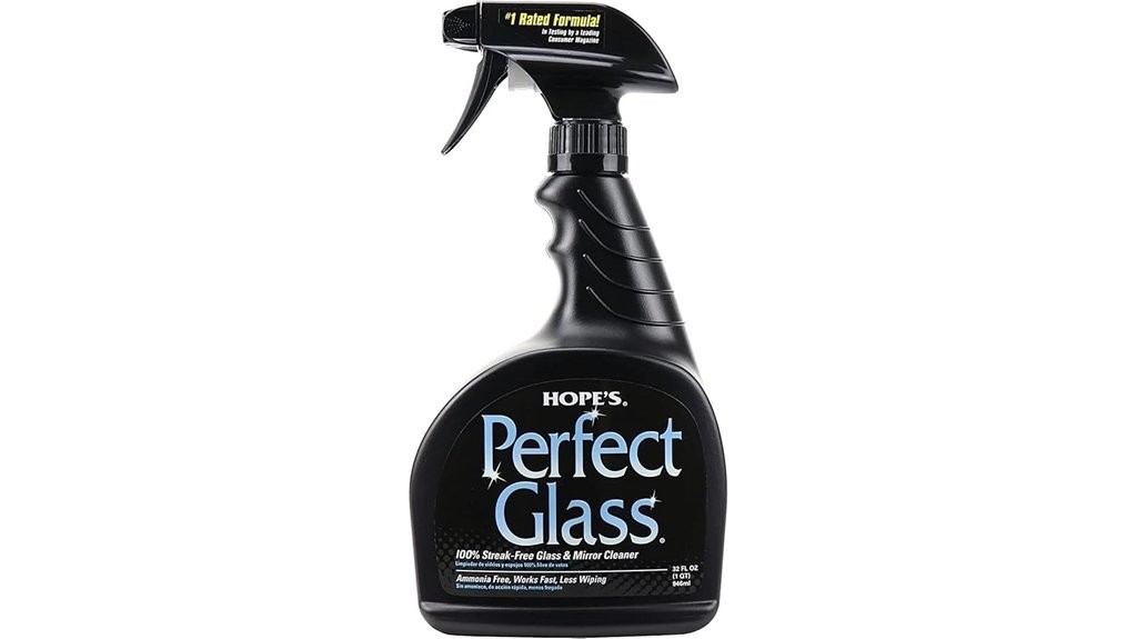 hopes glass cleaner spray