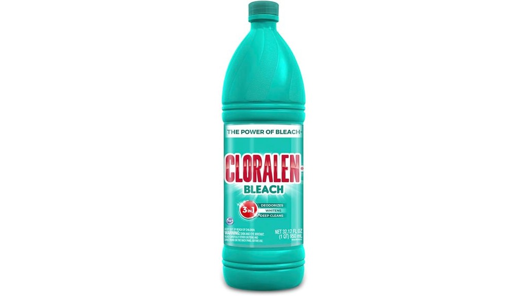 household bleach liquid size