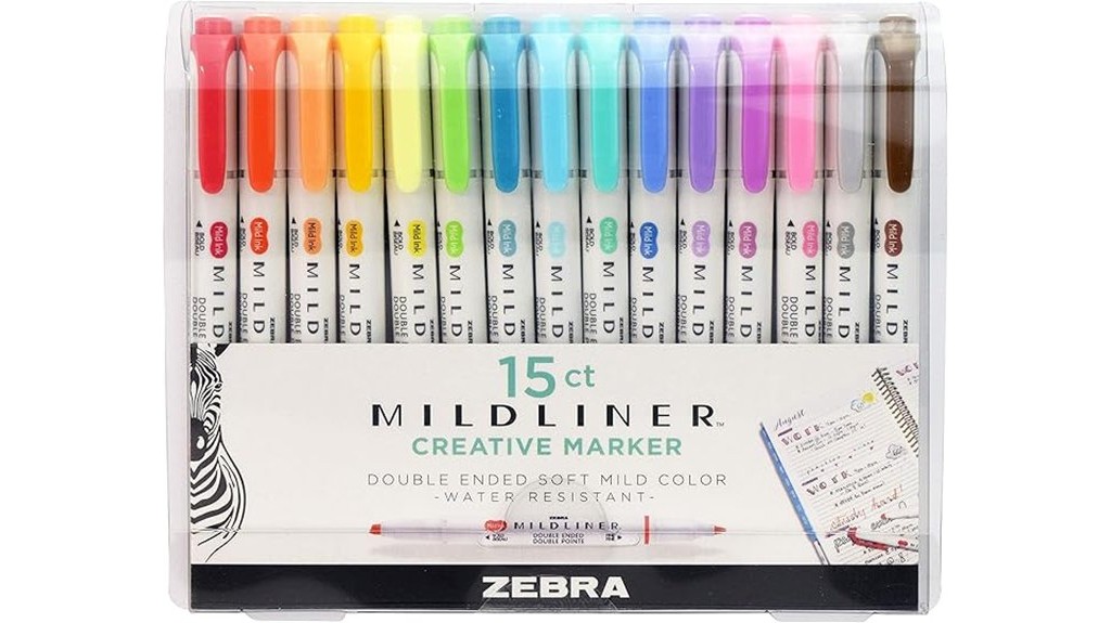 mildliner double ended highlighter set
