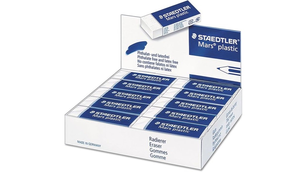 plastic erasers 20 pack