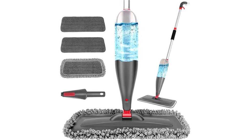 reusable spray mop pads