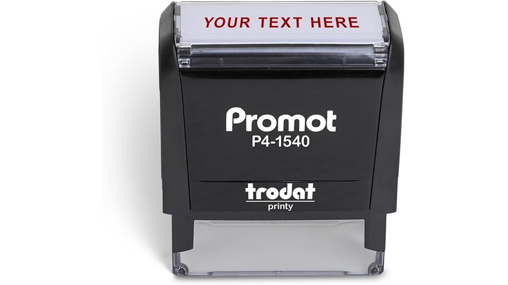 self inking custom stamp