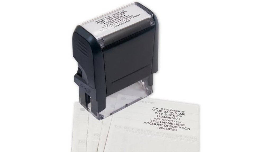 self inking endorsement stamp