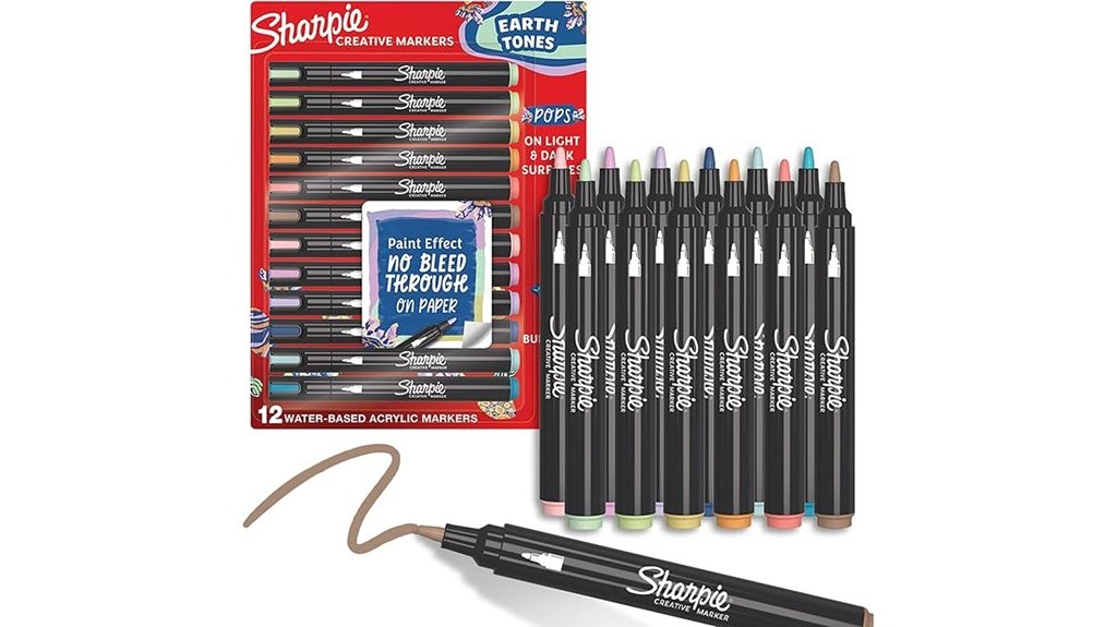 sharpie creative earthy 12 pack