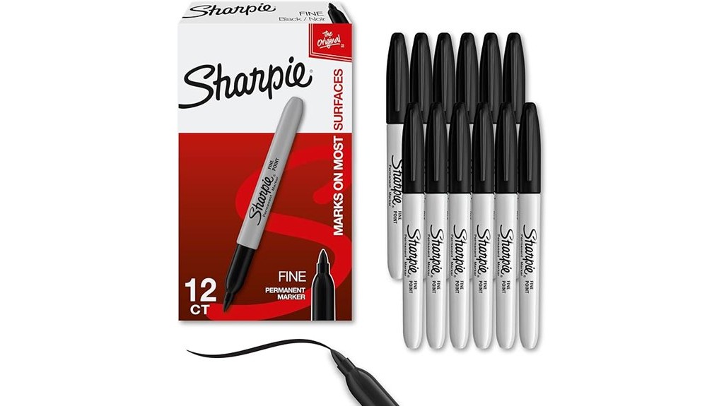 sharpie permanent markers 12