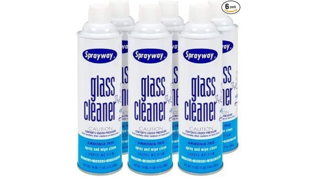 six cans of sprayway