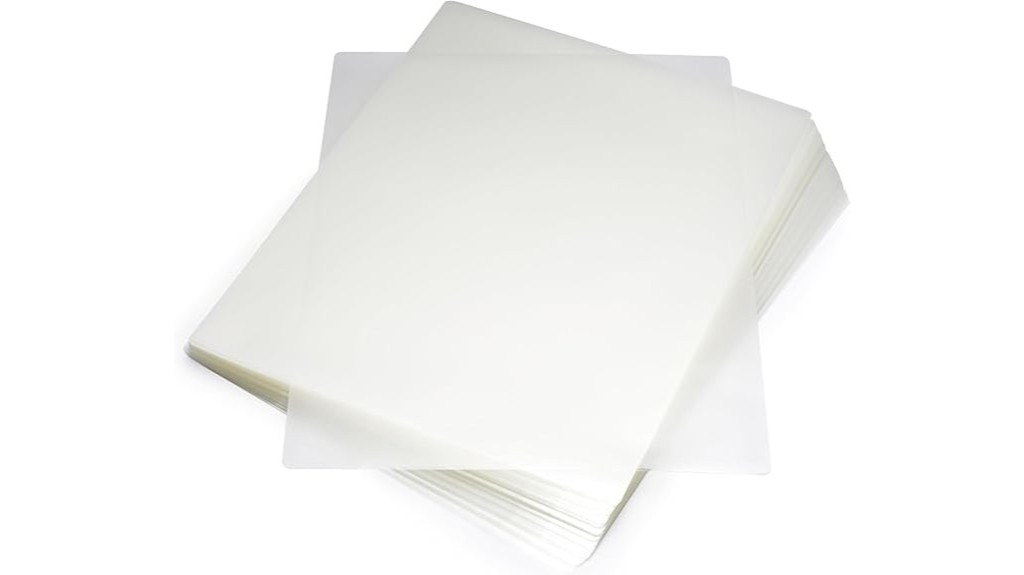 thermal laminating sheets 100 pack