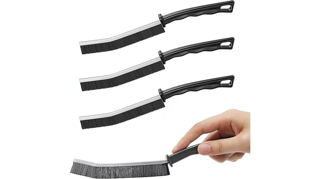 tile and grout cleaning brush