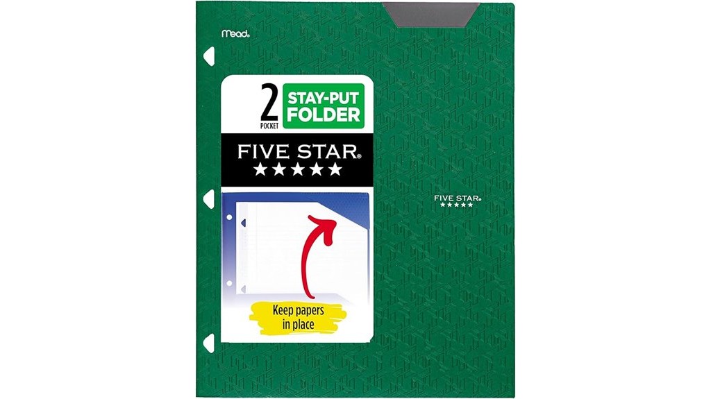two pocket stay put tabs