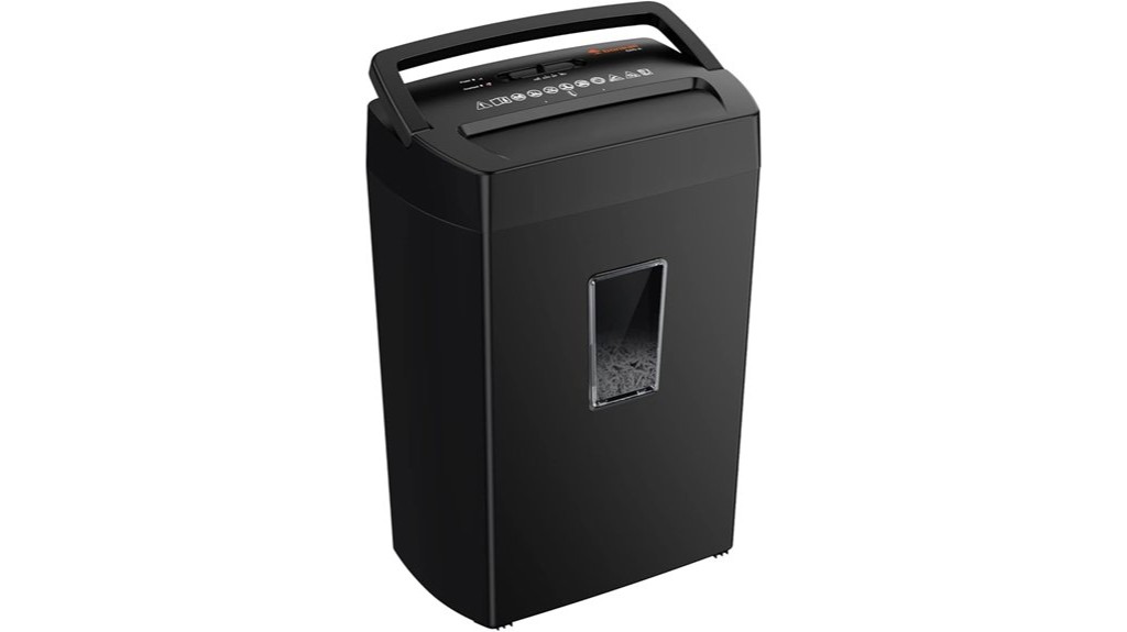 12 sheet cross cut paper shredder