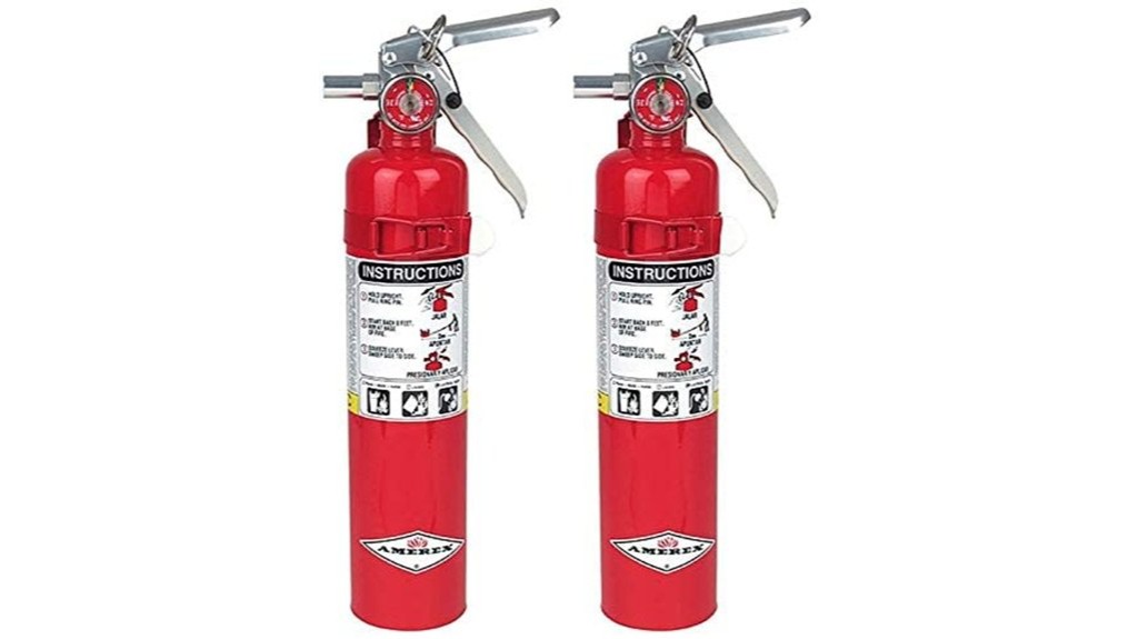 2 5 lb abc dry chemical extinguisher
