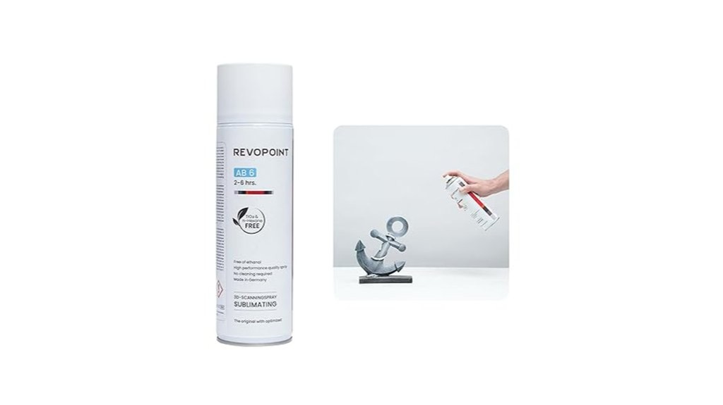 3d scanning spray solution