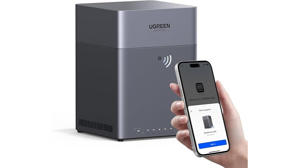 4 bay desktop network attached storage