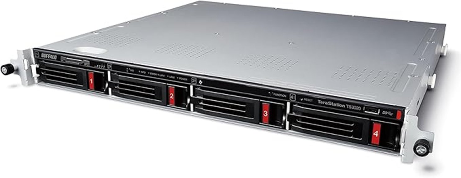 4 bay network storage device
