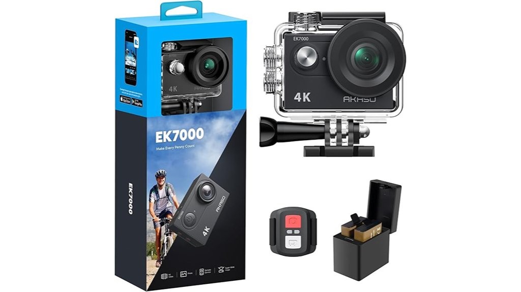 4k action camera description