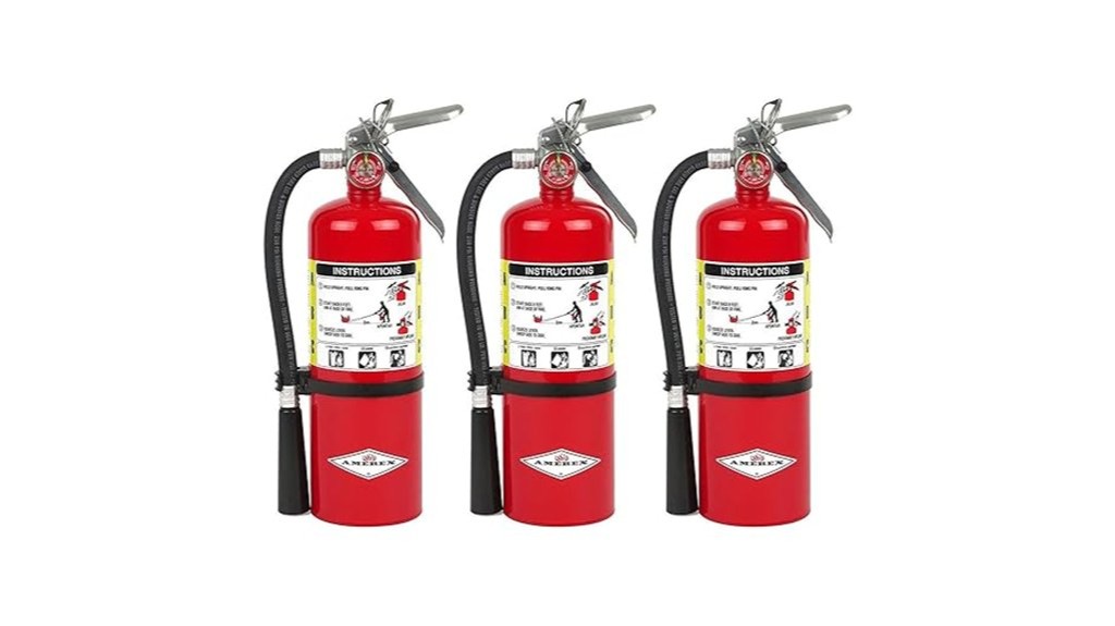 5 pound abc fire extinguisher trio