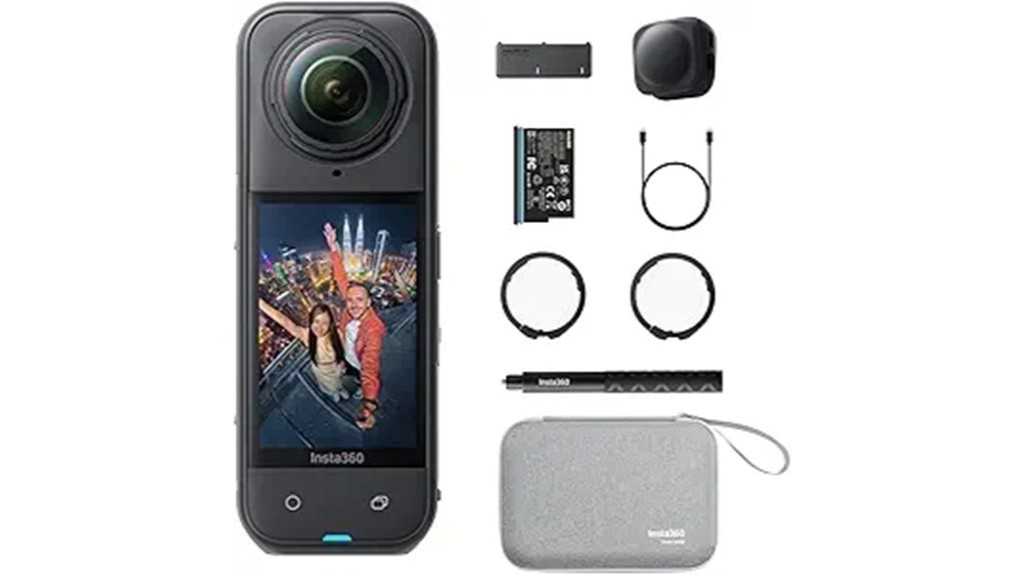 8k 360 action camera bundle