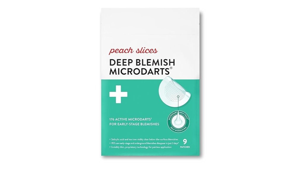 acne fighting peach sliced patches