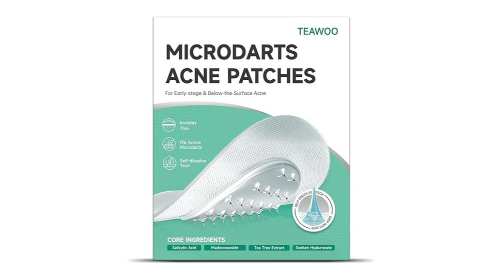 acne targeting microdart skin patches