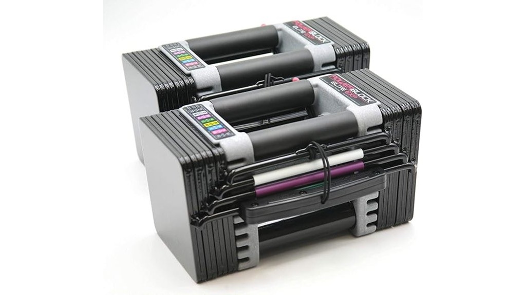 adjustable 5 50 lb dumbbell set