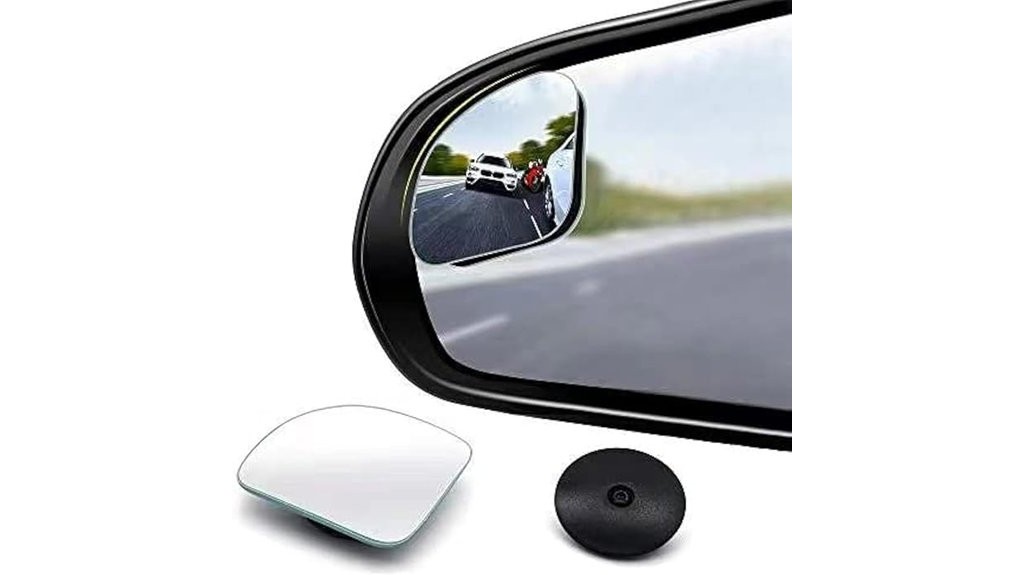 adjustable blind spot monitoring mirrors