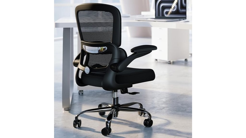 adjustable ergonomic lumbar supported desk chair