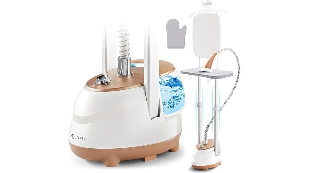 adjustable garment steaming utility