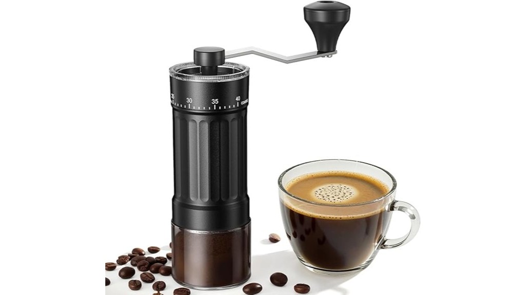 adjustable grind settings mini coffee grinder