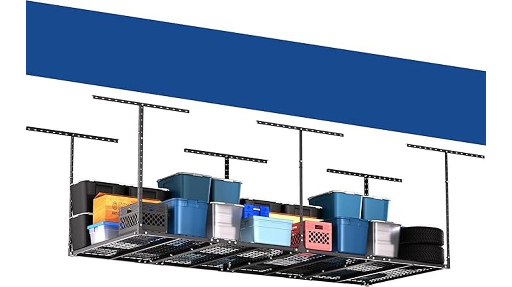 adjustable heavy duty garage storage rack