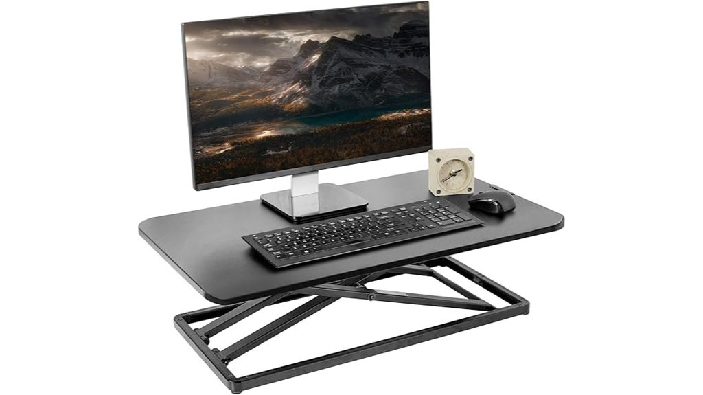 adjustable height standing desk converter