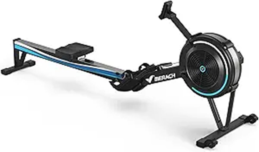 adjustable indoor rowing machine