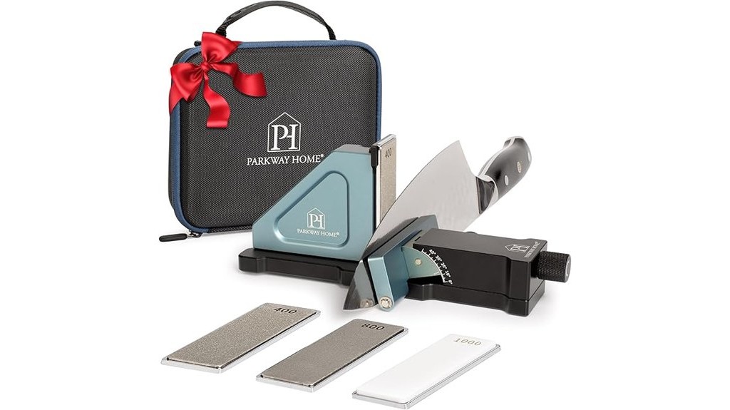 adjustable knife sharpener with options
