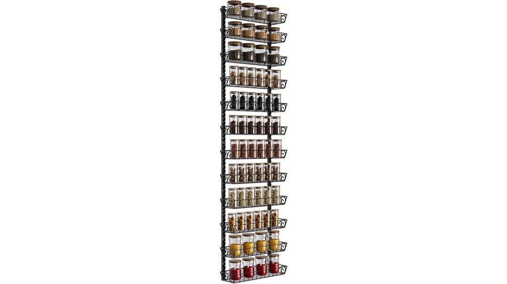 adjustable multi tier spice rack organizer