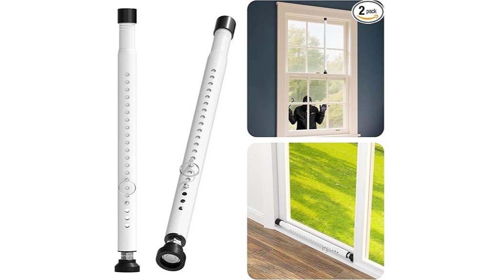 adjustable sliding door security bars