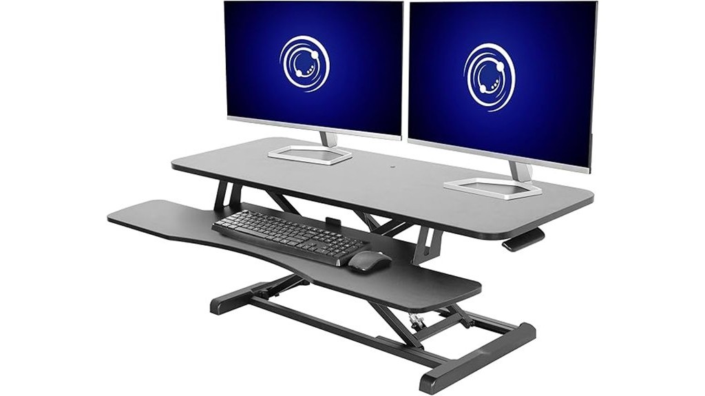 adjustable standing desk converter