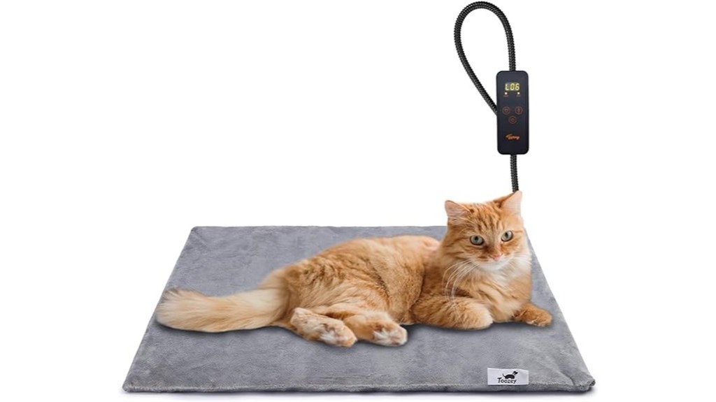 adjustable temperature heating pet mat