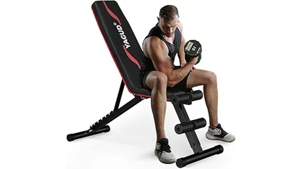 adjustable weight bench home gym
