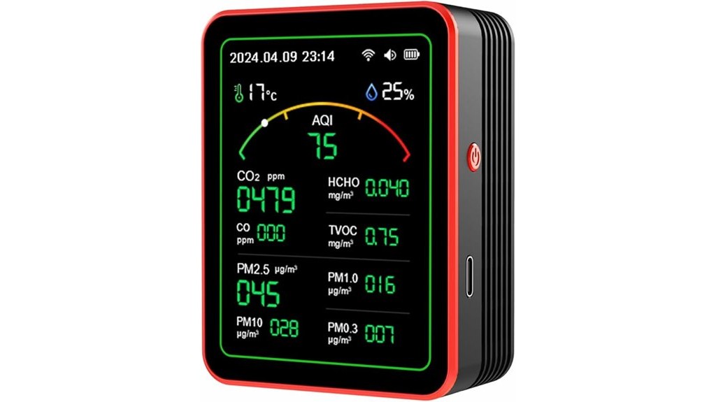 air quality monitoring device