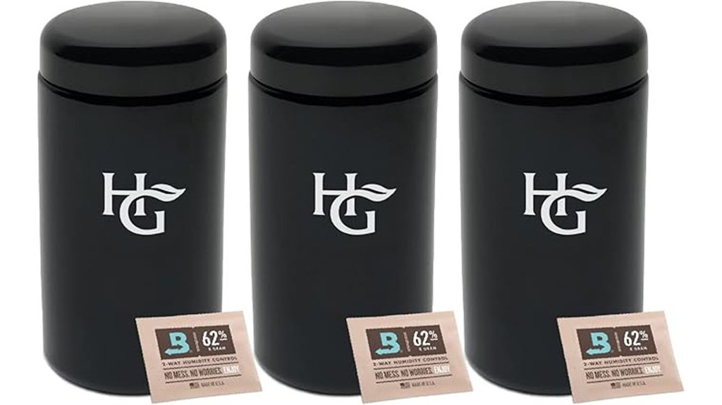 airtight herb storage containers