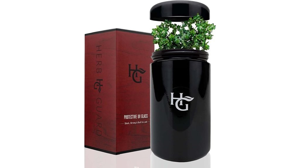 airtight ultraviolet jar preserves herbs