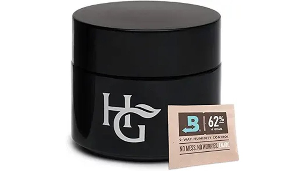 airtight uv herb storage container